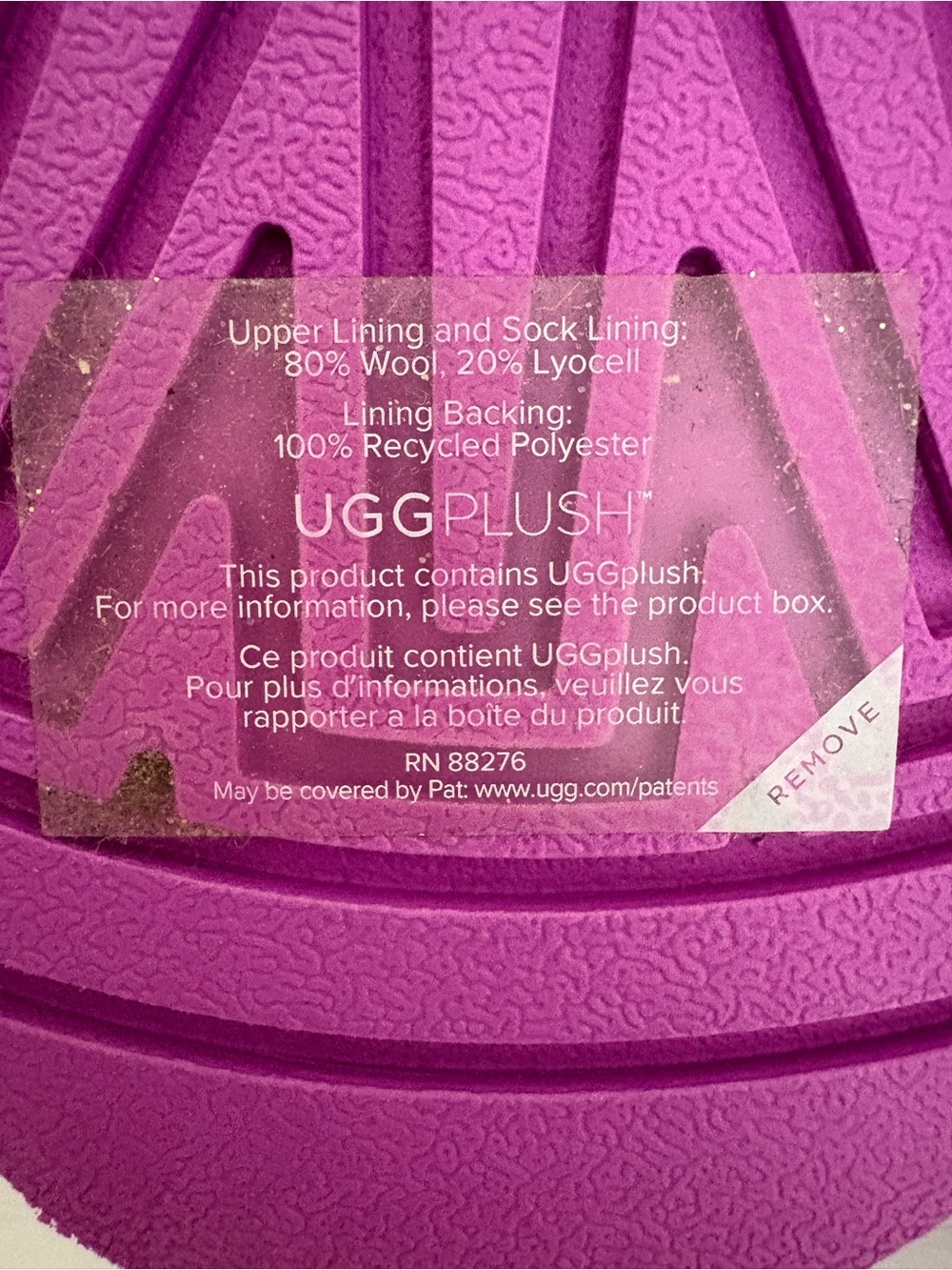 NWT UGG Tazz Platform Slipper Clogs - Purple Ruby- Size 8 - Picture 4 of 15